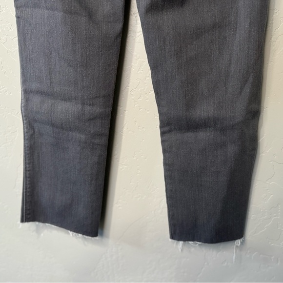 7 for All Mankind The Slim Cigarette Raw Hem GRAY SZ 26 - NEW! - Picture 7 of 16